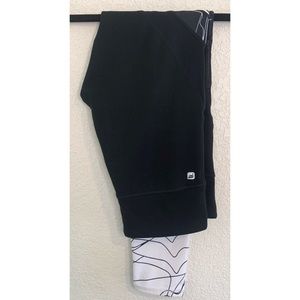 Fabletics black & white leggings size small